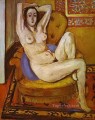 Desnudo sobre un cojín azul 1924 fauvismo abstracto Henri Matisse